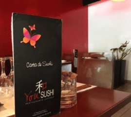 Restaurante Japonés You Sushi Publicidad aviso